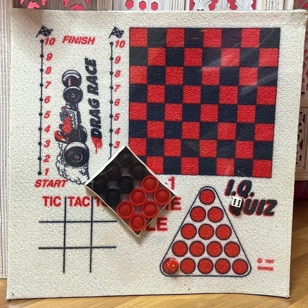 Vintage 97 Floor Game 4 in 1 Game Tile